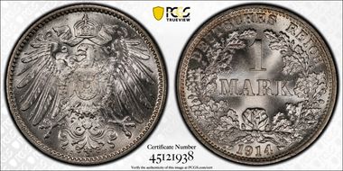 1914-F Mark J-17 MS68