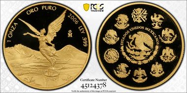 2006-Mo Onza Libertad Gold PR69DCAM