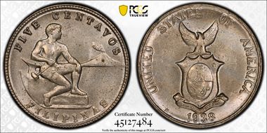 1938-M 5C Allen-6.02 MS65