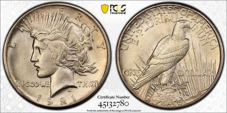 Cert 45132780 - Coin Image