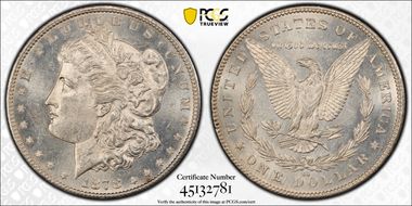 1878-CC $1 MS62