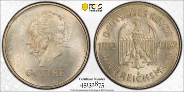 1932-J 3 Mk Goethe J-350 MS64