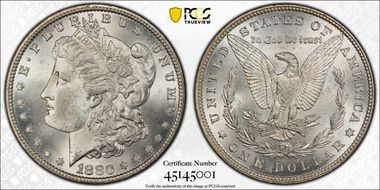 1880 $1 MS65