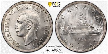 1938 S$1 MS64
