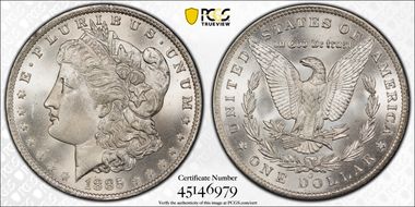 1885-O $1 MS66