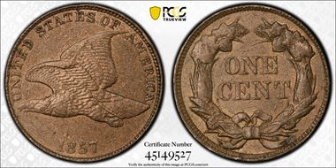 1857 1C Flying Eagle XF45