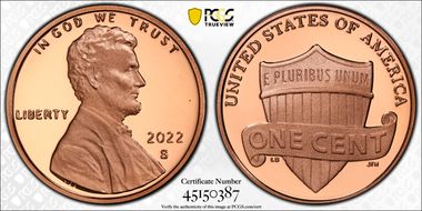 2022-S 1C Shield PR69DCAM