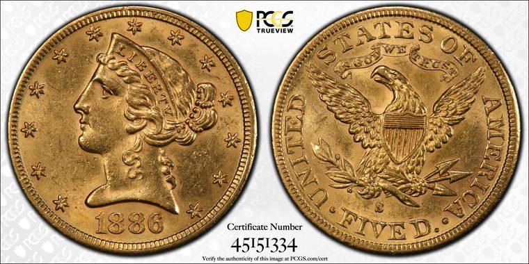 Cert 45151334 - Coin Image