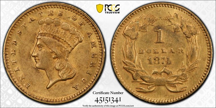 Cert 45151341 - Coin Image