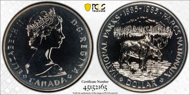 1985 S$1 National Parks Ag SP68