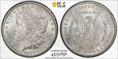 1880-CC $1 GSA Hoard MS62