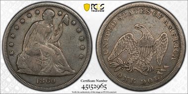 1860 $1 F15