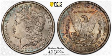 1896 $1 MS66+