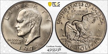 1973-D $1 MS65