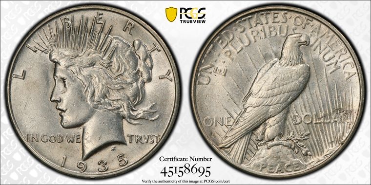 Cert 45158695 - Coin Image