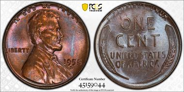 1958-D 1C MS65BN