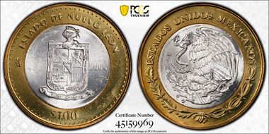 2004-Mo 100 P Nuevo Leon MS65