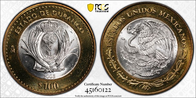 Cert 45160122 - Coin Image