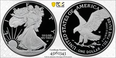 2022-W  $1 Silver Eagle First Strike PR69DCAM