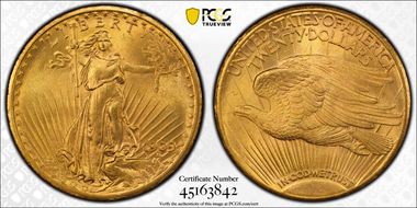 1909-S $20 MS64