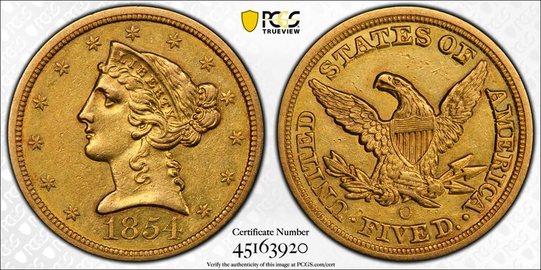 Cert 45163920 - Coin Image