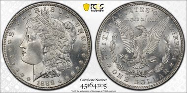 1888 $1 MS64