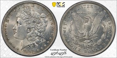 1882-O/S $1 Strong MS63