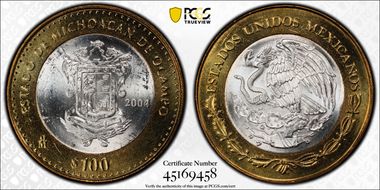 2004-Mo 100 P Michoacan MS64