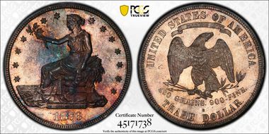 1876-S T$1 Type-II/II MS64