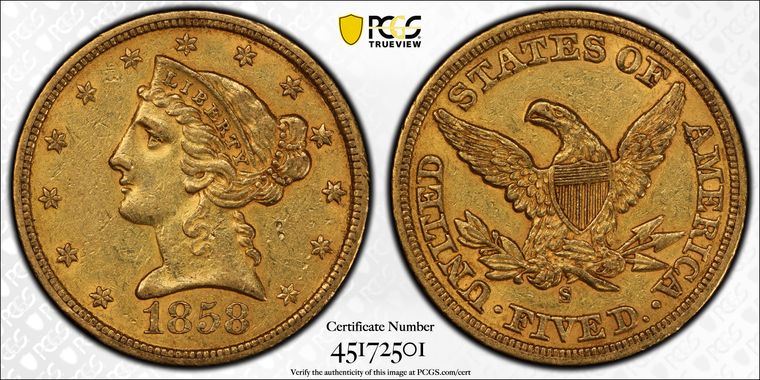 Cert 45172501 - Coin Image