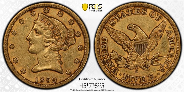 Cert 45172505 - Coin Image