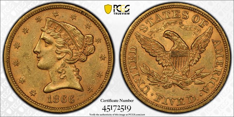 Cert 45172519 - Coin Image