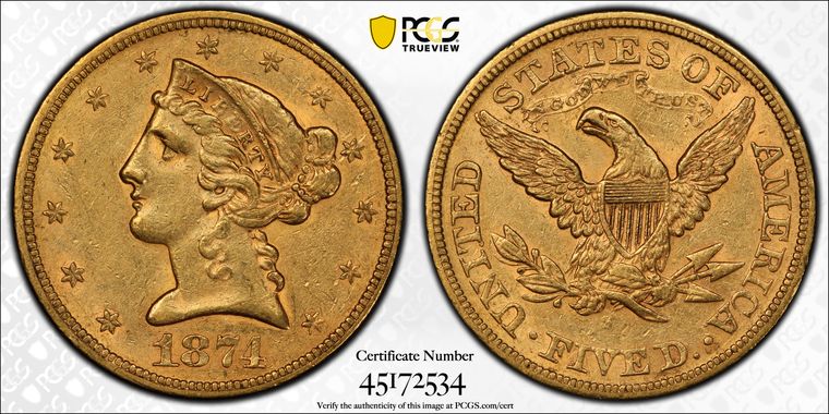 Cert 45172534 - Coin Image