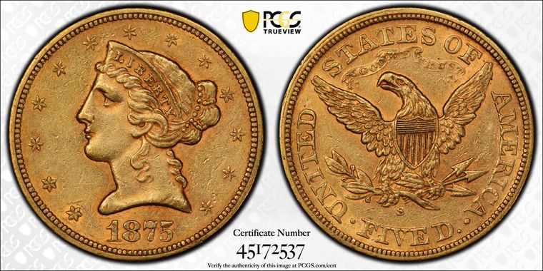 Cert 45172537 - Coin Image