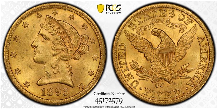 Cert 45172579 - Coin Image