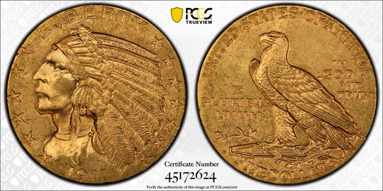 Cert 45172624 - Coin Image