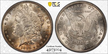 1885 $1 MS62