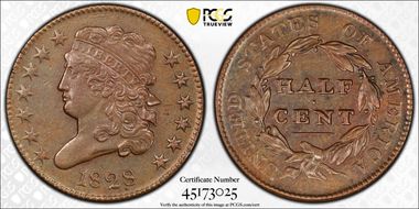 1828 1/2C 13 Stars N1BN