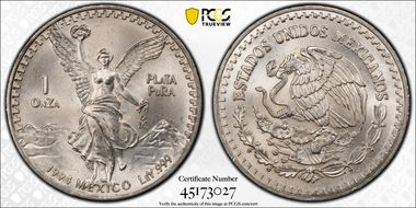 1994-Mo Onza Libertad Ag MS68