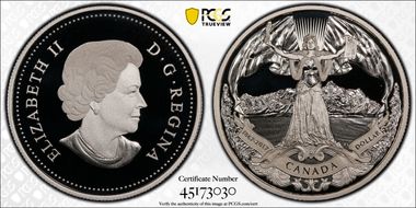 2017 $1 150th Ann Confederation PR69DCAM