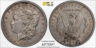 1888 $1 XF40