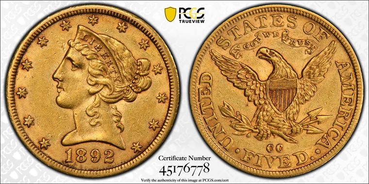 Cert 45176778 - Coin Image