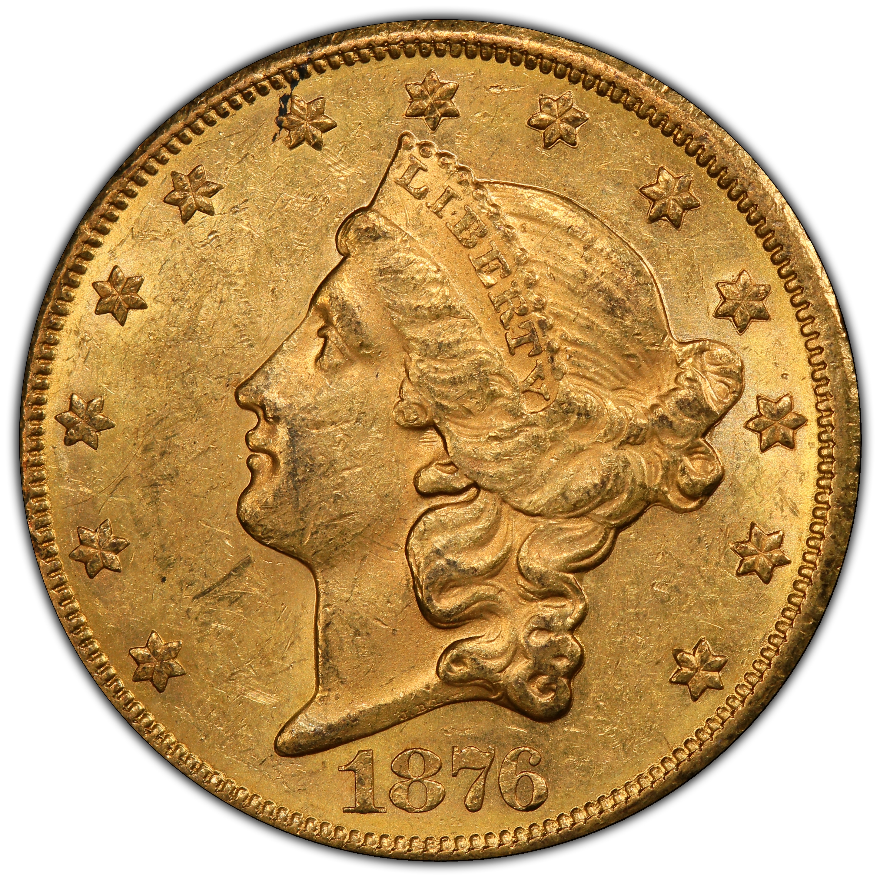 1876-CC $20 MS