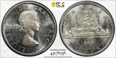 1962 S$1 MS63