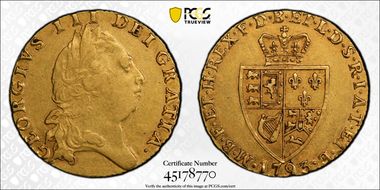 1793 Guinea S-3729 XF40