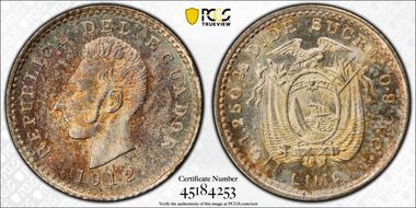 1912-FG 1/2 Dec Lima MS66