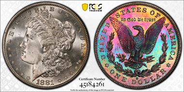 1881-S $1 MS64