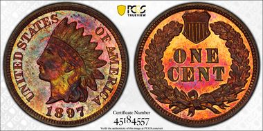 1897 1C PR63BN