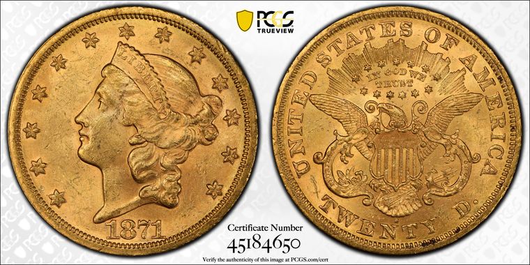 Cert 45184650 - Coin Image