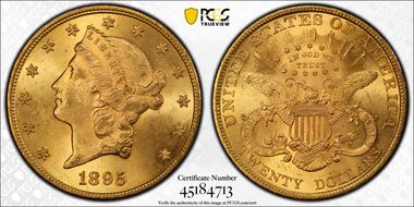 1895 $20 MS64
